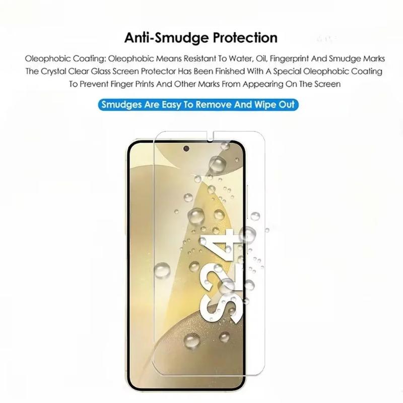 2 st Skärmskydd För Samsung Galaxy S24 5G Härdat Glas Film För Samsang S24 S23 Ultra S23 S22 S21 Plus S20 S21 S23 FE