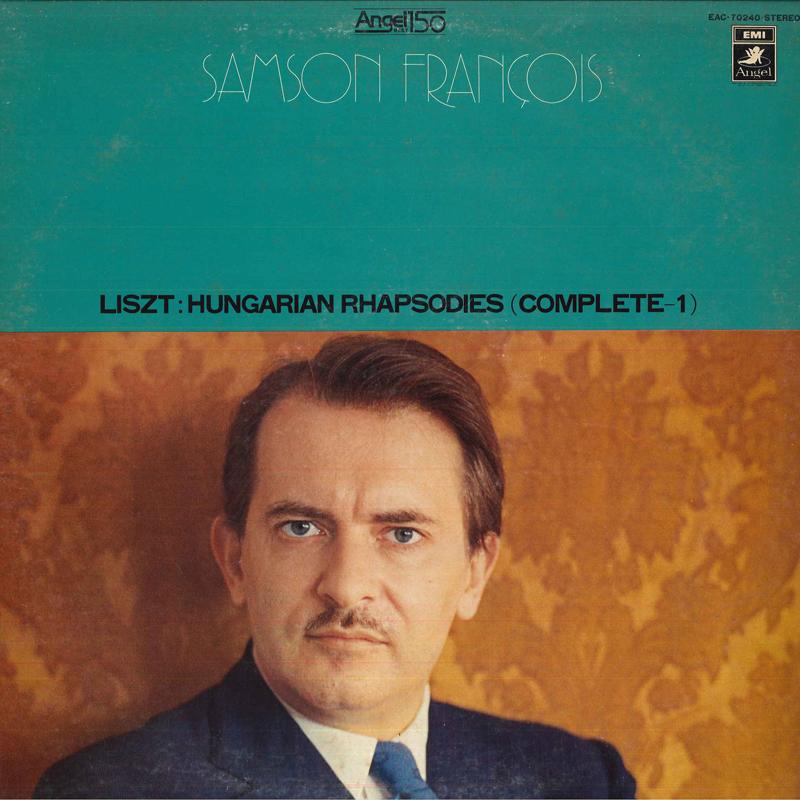 

LP Record SAMSON FRANCOIS - Liszt:hungarian Rhapsodies(Complete EAC70240 ANGEL - Japan Obi Classical