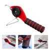 Portable Ice Fishing Rod Compact 30cm Foldable Design With Reel Holder Line ABS For Winter Outdoor Angling