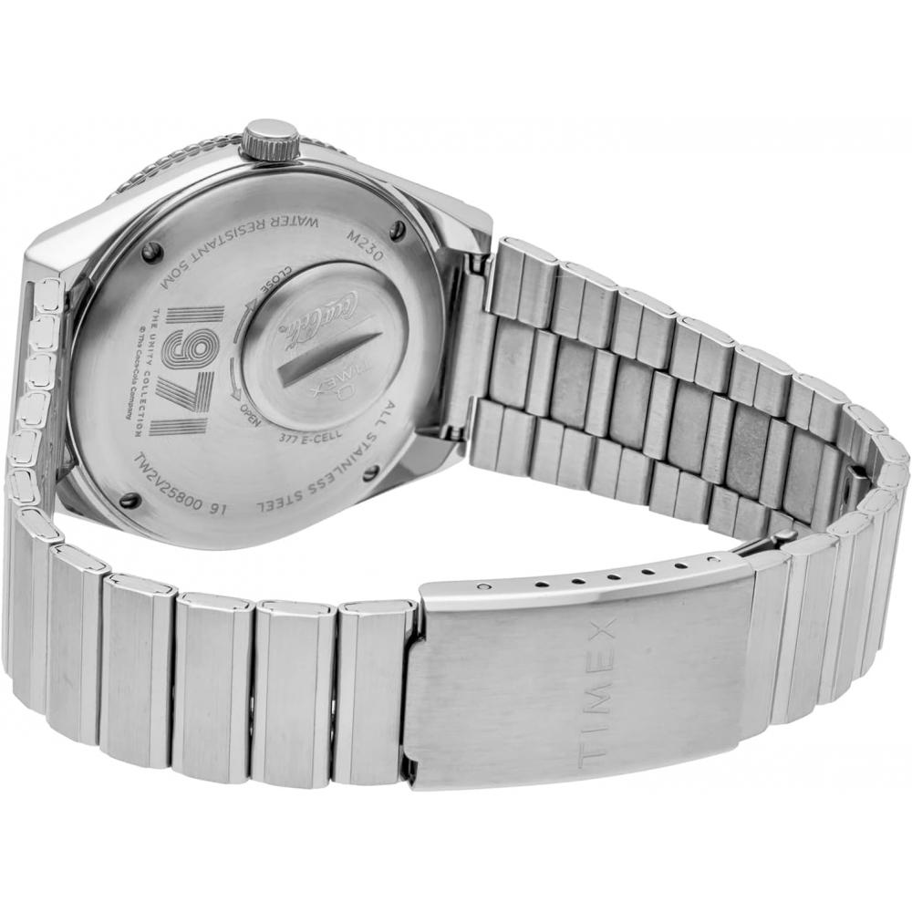 [timex] Coca Cola Collaboration Tw2v25800 Men S Watch Silver [parallel Imported] White