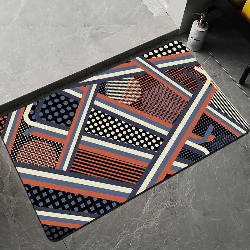 Diatom Mud Toilet Absorbent Anti Slip Pad, Bathroom Floor Mat, Waterproof Kitchen Floor Mat At the Bathroom Entrance