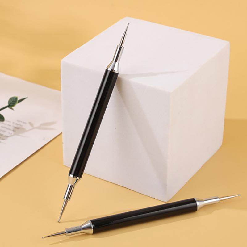 1Pcs Nail Art Dotting Pen Tool Double-Ended Painting Embossing Stylus For Point Drill Drawing Diy Manicure Dotting Tools