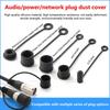 2 Pezzi Coperchio Antipolvere in Silicone Per Spine di Alimentazione Audio di Rete Connettori Speaker Xlr 6.35Mm Tappo Protettivo Impermeabile
