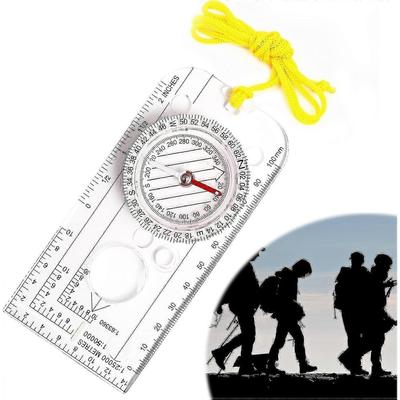 Bússola de Navegação, Bússola de Orientação Bússola Portátil para Caminhada Declinação Ajustável Bússola Exploradora Bússola de Navegação à Prova d'Água - RIpj