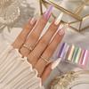 Lace Design Nail Stickers Laser Nail Art Stickers Fashion Nail Foils  Manicure DIY