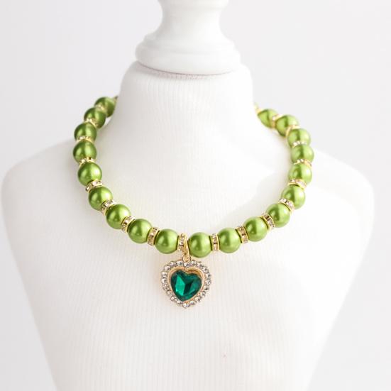 

Милый глянцевый яркий цветной кошачий ошейник, модное ожерелье с подвеской в ​​виде бусин для собак для маленьких животных