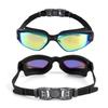 Adult Silicone Strap High Definition Goggles PC Lens Swimming Glass Water-Proof  Swim Goggles Anti-fog Silicone Swim Goggle