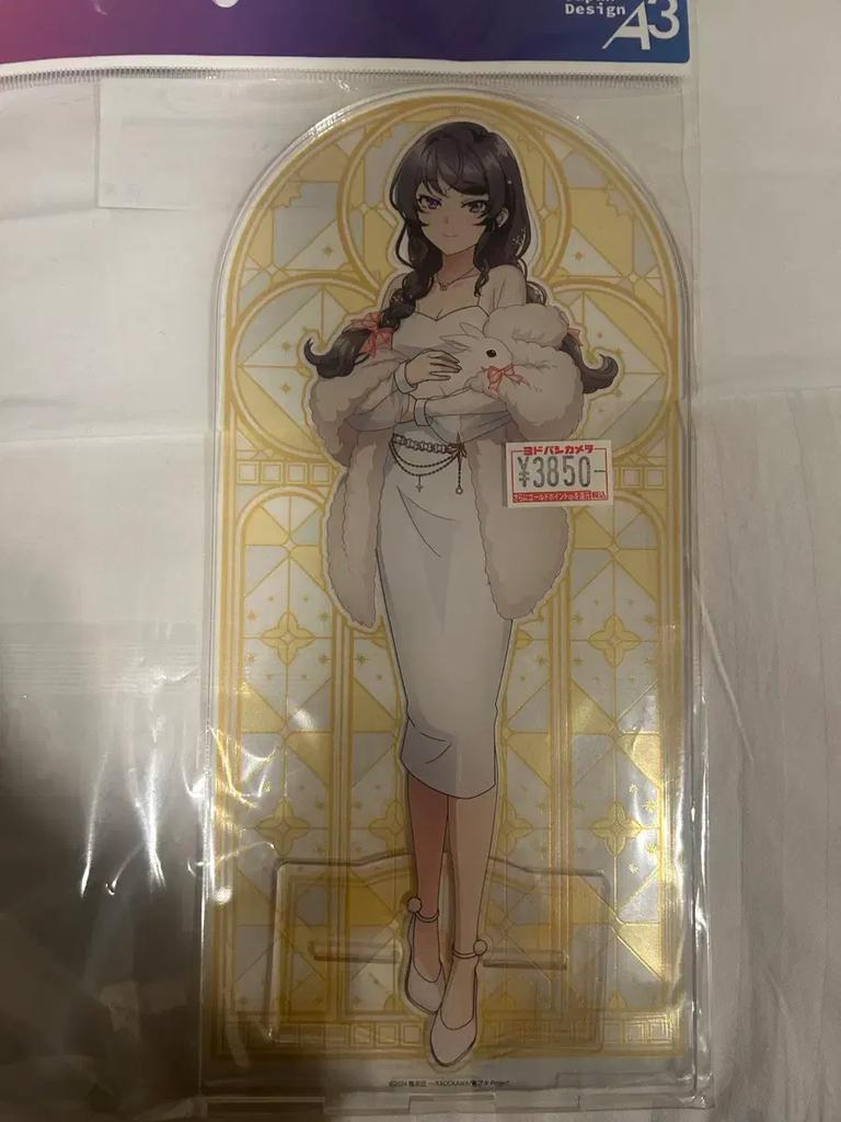 Seishun Buta Sakurajima Maiyodobashi Limited Edition Big Acrylic Stand Used