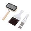 3 Pieces Air Conditioner Condenser Fin Cleaning Brush Refrigerator Coil Cleaning Whisk Brush Stainless Steel Air