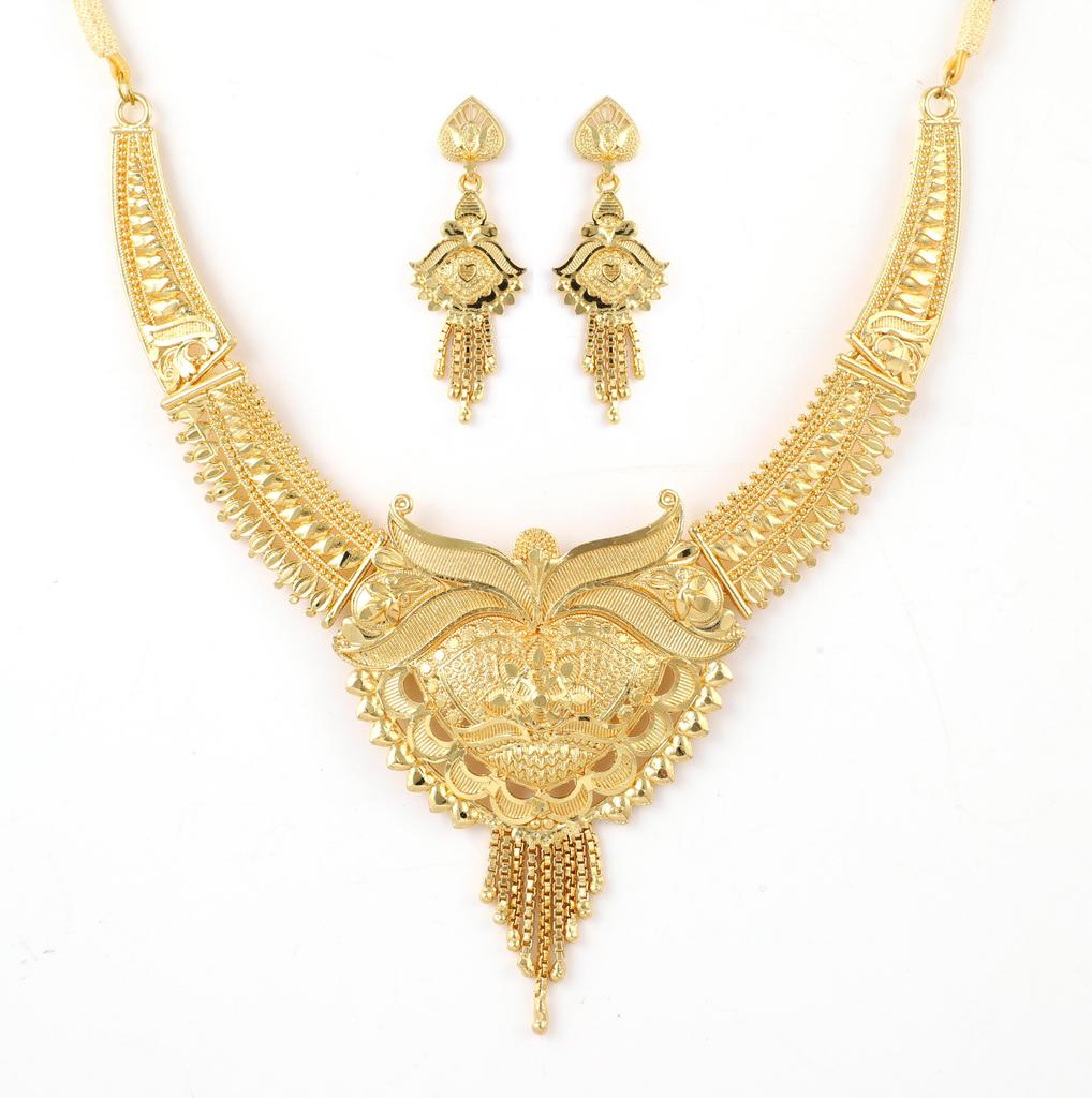 Buy Luxury Gold Plated Jewelry Set For 