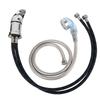 Galvanized Finish Barber Shop Faucet Busy Barber Shop Mounting Hole Compatibility Shiny Exterior For Barber Shops