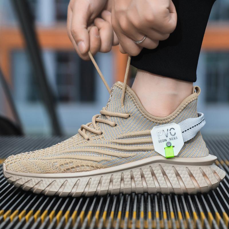 

Men s shoes summer breathable net shoes trendy 2025 new men s shoes versatile casual shoes soft sole light sports shoes men s 39