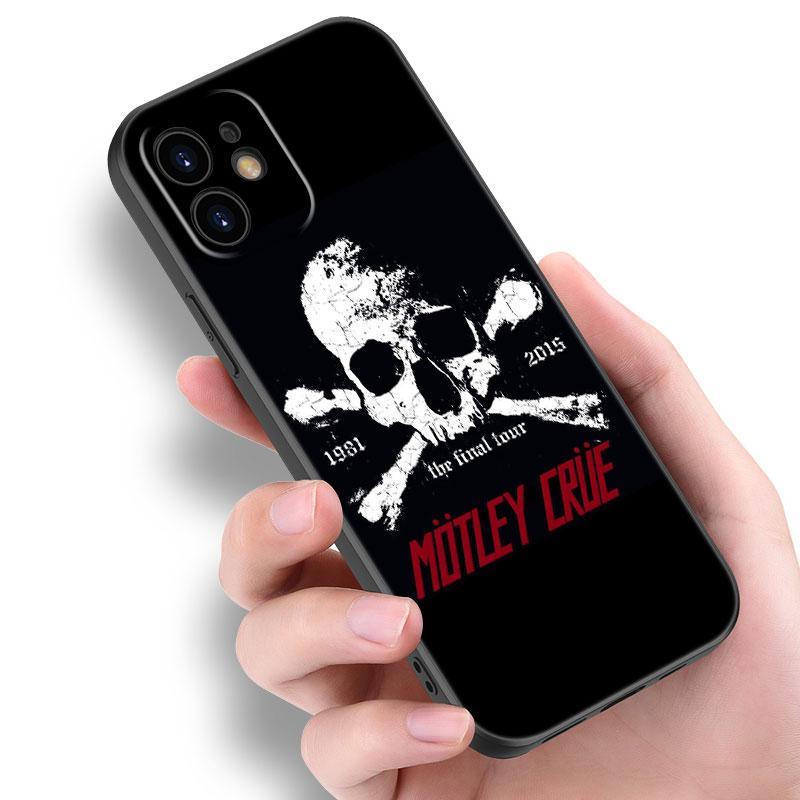 

Чехол с крутым черепом в стиле рок-н-ролл для Apple iPhone 14 13 12 Mini 11 Pro Max 7 8 XR X XS 7 8 Plus SE 2020 2022, черный мягкий чехол iPhone SE 2022