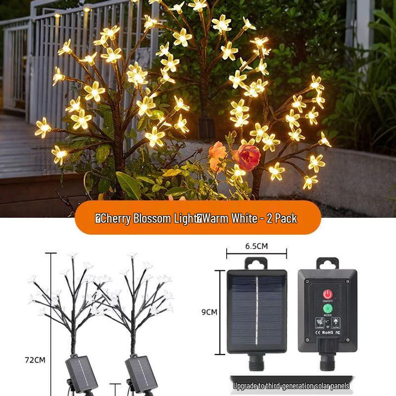 Solar Powered Starburst Garden Lights
