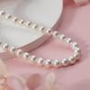 Zhuji Natural 5-6mm Freshwater Pearls: Strong Luster, Minor Flaws, S925 Sterling Silver, Luxury Light Pearl Set