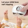 Electric Nail Clipper Rechargeable 3-Speed Quiet Cutter Automatic Electric Toe Nail Clipper for Fingernail Toenail Baby Kids
