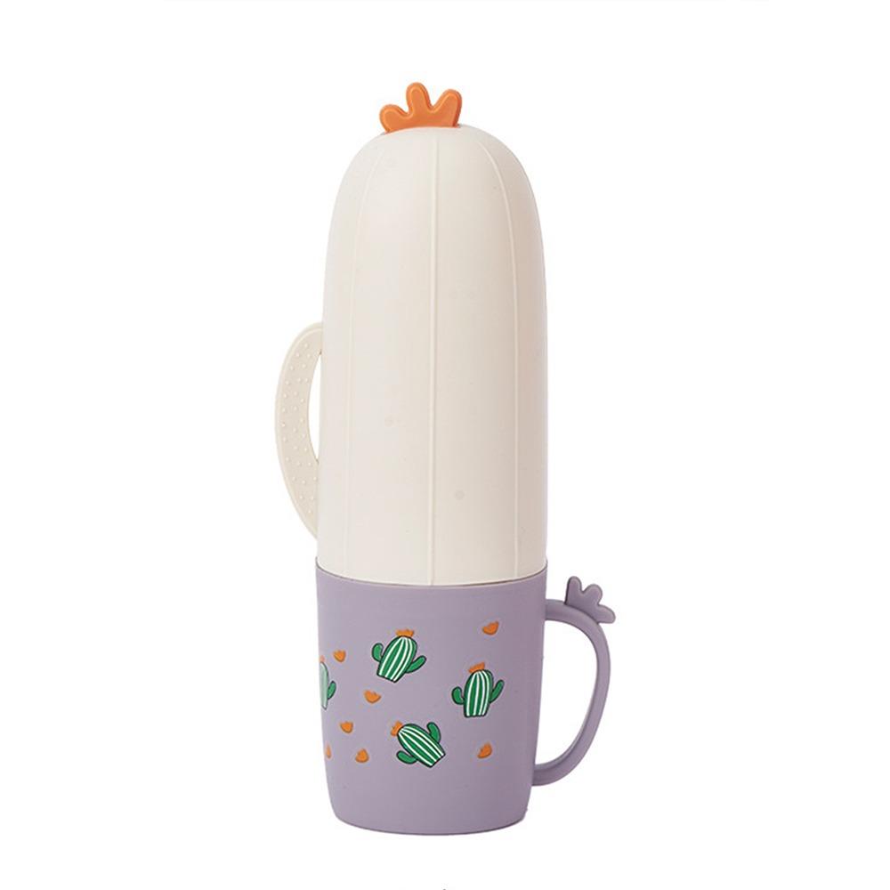 1Pcs Cute Cartoon Toothpaste Container Towel Storage Bathroom Toothbrush Cover  Travel