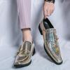Herren Chelsea Lederstiefel Große Größe - Spitze Zehenpartie, Lässig & Formell, Britischer Stil