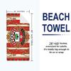 Southampton Print Beach Towel, Large Soft Quick Dry Towel for Beach Camping Swimming