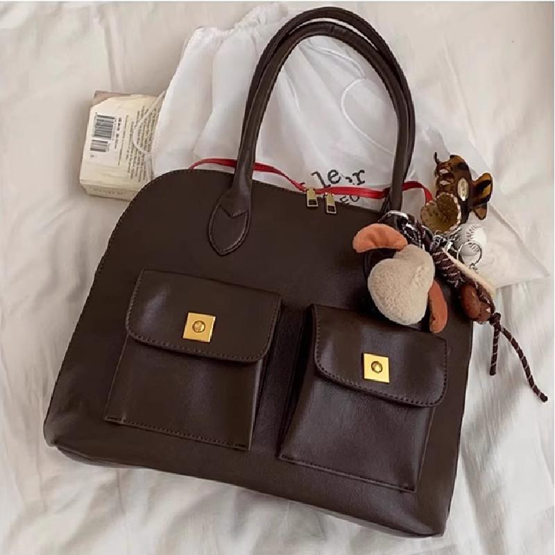 

Большая вместительная женская сумка-тоут универсальная сумка дорожная сумка через плечо с верхней ручкой классическая ретро сумка