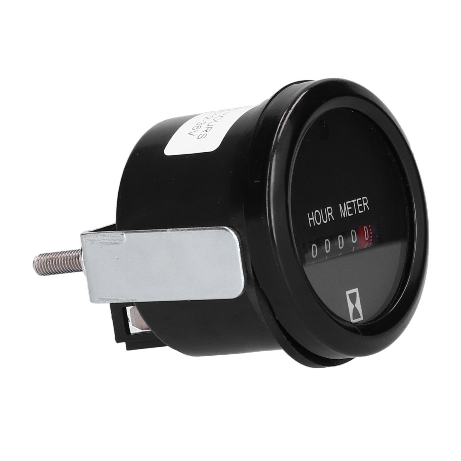 

Кварцевый счетчик моточасов ACDC 1236 В водонепроницаемый профессиональный механический таймер со световым индикатором