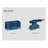 Bosch GSS20-18 Professional Low-Vibration Flat Sander CN plug (adapter included)