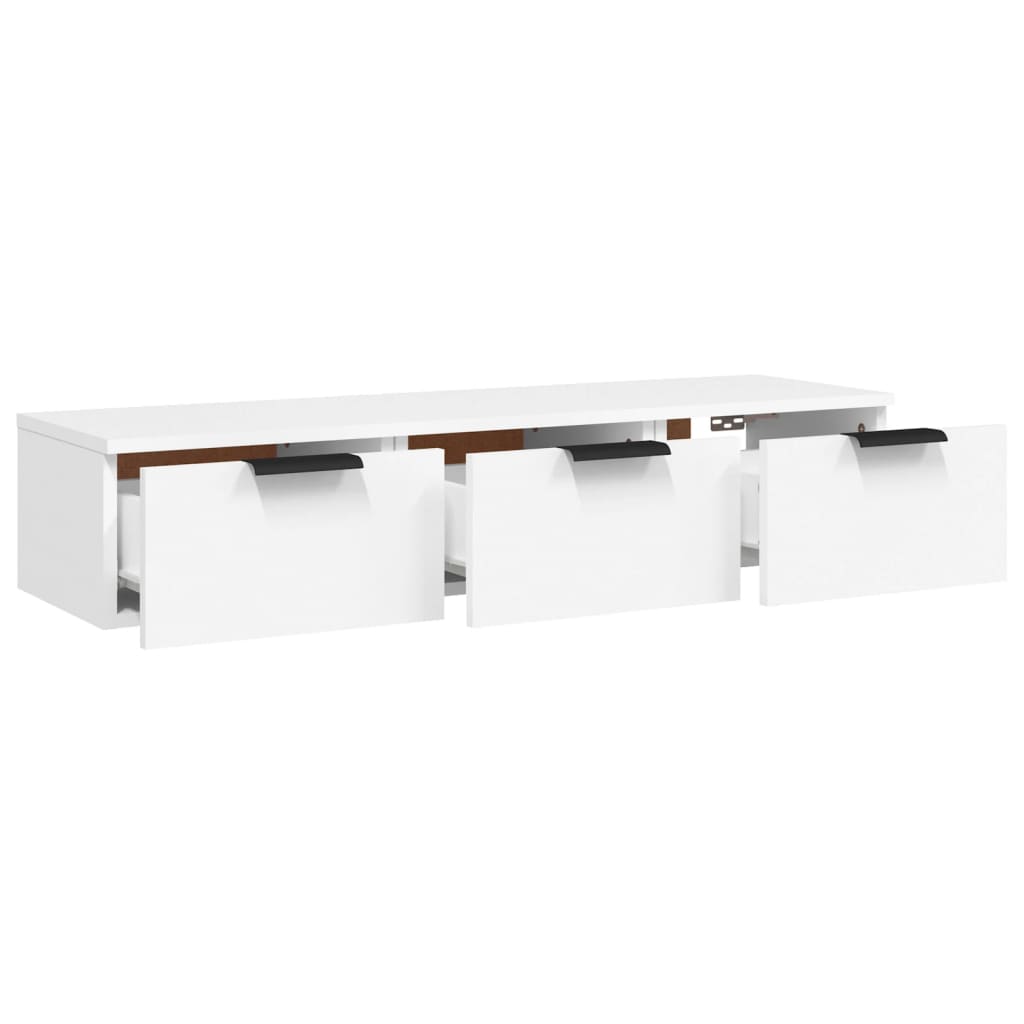 Wandschrank, hängender Aufbewahrungsschrank, Schubladen-Aufbewahrungsschrank, Aufbewahrungsschrank, 102x30x20 cm