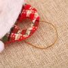 4 Pcs Christmas Hanging Holiday Ornaments Bear Santa Pendant Party Supplies for Holiday Wedding Party Decoration