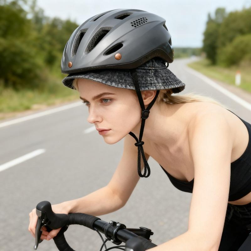 1pc Unisex Solid Color Bucket Hat,Outdoor Breathable Wide Brim Breathable Sun Protection Cap for Hiking Climbing and Traveling