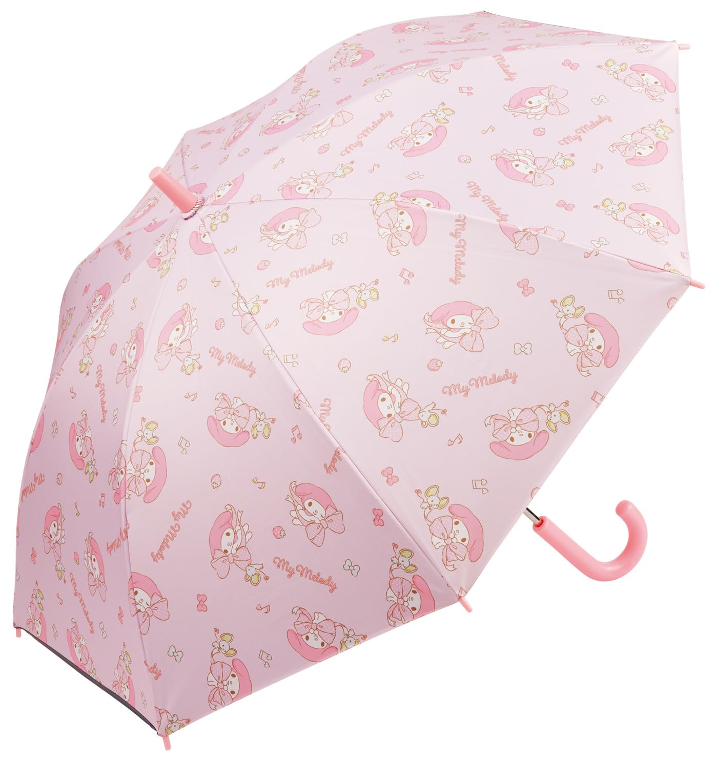 

Skater Sanrio My Melody Big Ages Manual UV 8 Suitable for Sun and Children s Parasol, 50cm, Ribbon, 7-8, 115-125cm, Finger-Pinch-Resistant, Opening,