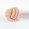 Pillow Manual Braided Knot Round Ball Shape Sherpa Elastic Sleeping Companion Sofa Couch Decoration Throw Pillow Photography Cushion