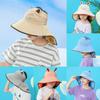 Forest Beerus Letter Girls Kids Sunshade Cap Guard Floppy Brim Summer Outdoor