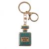 Korean Crystal Perfume Bottle Keychain - Women's Car Accessory & Bag Pendant