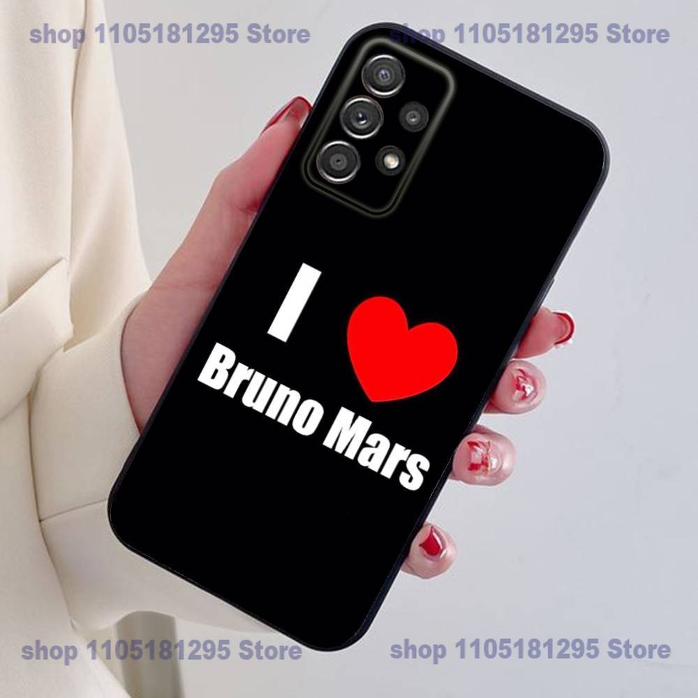 The Romantic B-Bruno M-Mars Phone Case For Samsung S24,21,22,23,30,Ultra,20,Plus,Note,10,9,Black Soft Silicone Case