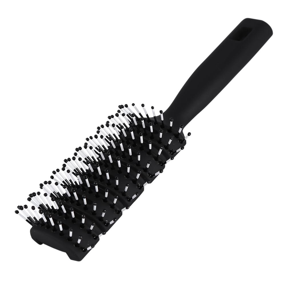 Professional Black Salon Anti static Hairdressing Hair Comb Scalp Care Hairbrush Styling Tool