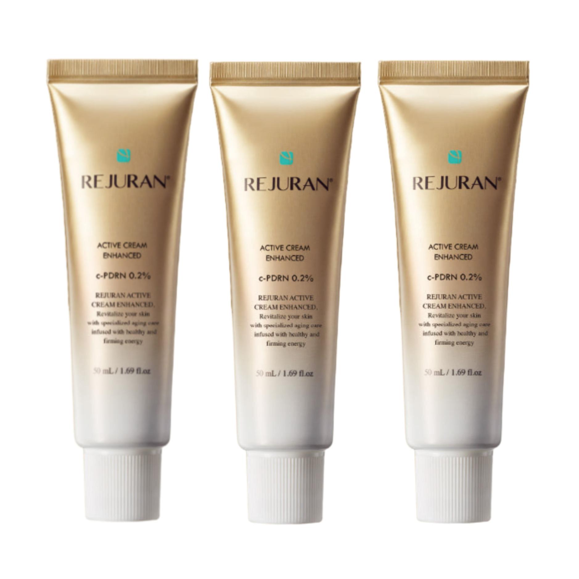 [REJURAN] Active Cream Enhanced Skin Repair Anti-Aging Moisturizer Barrier Strengthening 50ml x3 Set