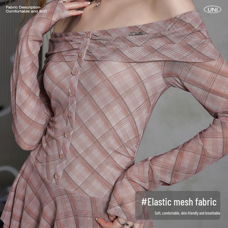 unifree Sexy Off-Shoulder Asymmetrical Hem Dress