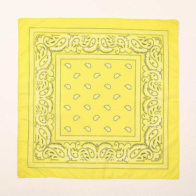 Fashion Bohemian Print Bandana Hair Bands for Women Turban Headband Square Scarf Handkerchief Hair Accessories Bonnet Hijab