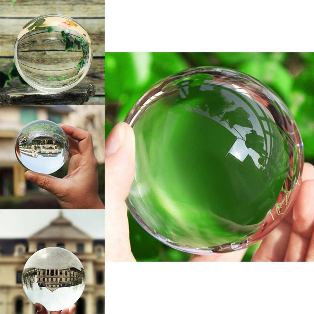 Premium Qualität Glas Klare Kristallkugel 40mm Und 60mm Für Atemberaubende Foto-Requisiten