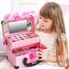 Washable Mini Makeup Toy Set For Girls,  Children'S Performance Handbag,Princess Role Play Toy,Portable Design Princess Cosmetic