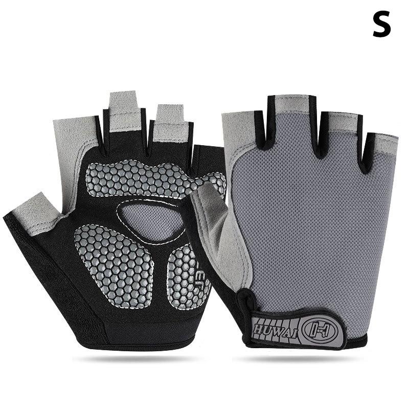

Anti Slip Half Finger Gym Gloves Fitness Breathable for Men Women Training Weight Lifting Workout Sports Durable Use