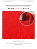 Welcome Red Silk Ring Commercial Entrance Mat - Dirt-Resistant, Anti-Slip PVC Floor Carpet.