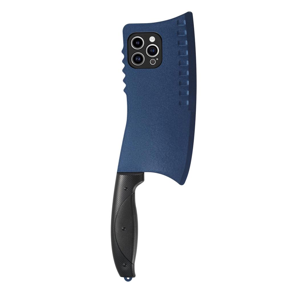 Creative Purple Kitchen Knife Design Soft Case for iPhone 17 Pro Max/16/15