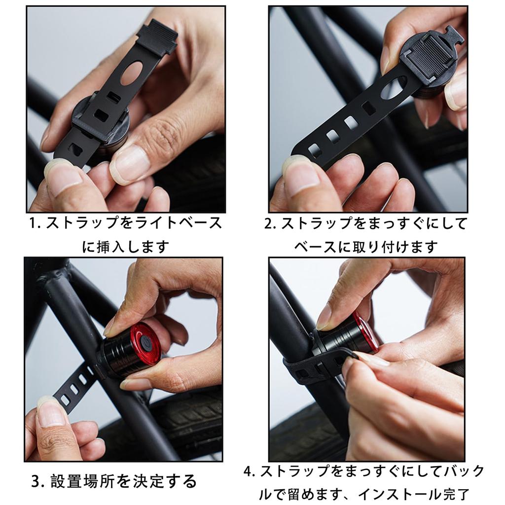 Bicycle Tail Light LED Bicycle Light Battery Operated High Brightness