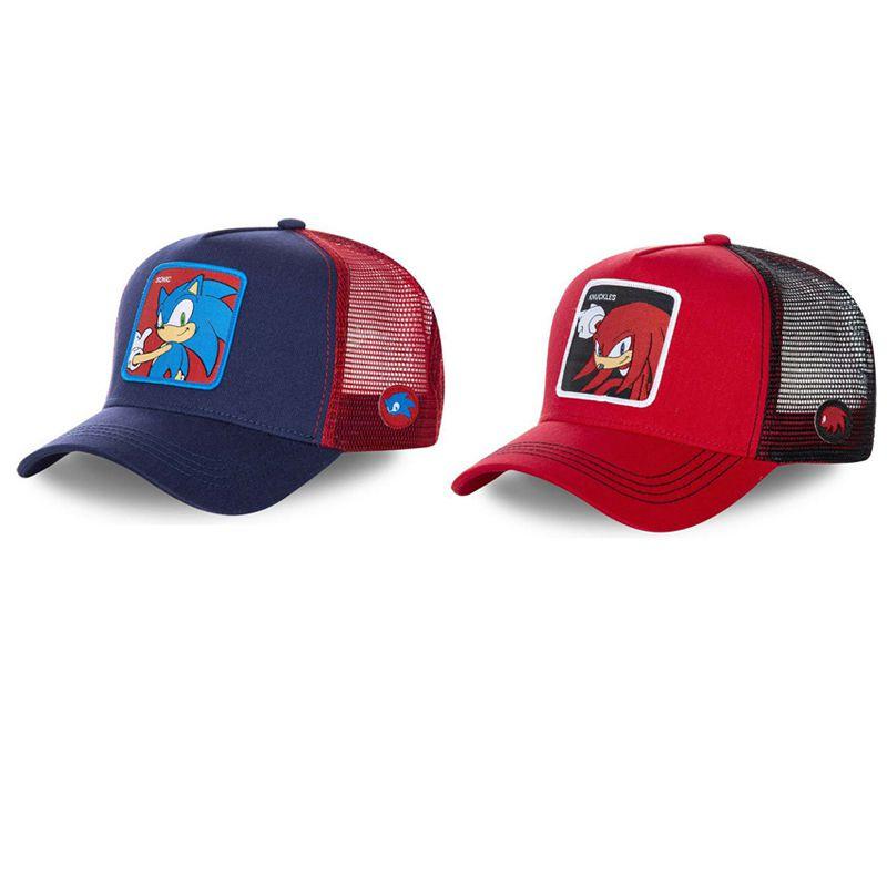 Sonic The Hedgehog Embroidered Baseball Cap High-quality Cotton Stretchable Unisex