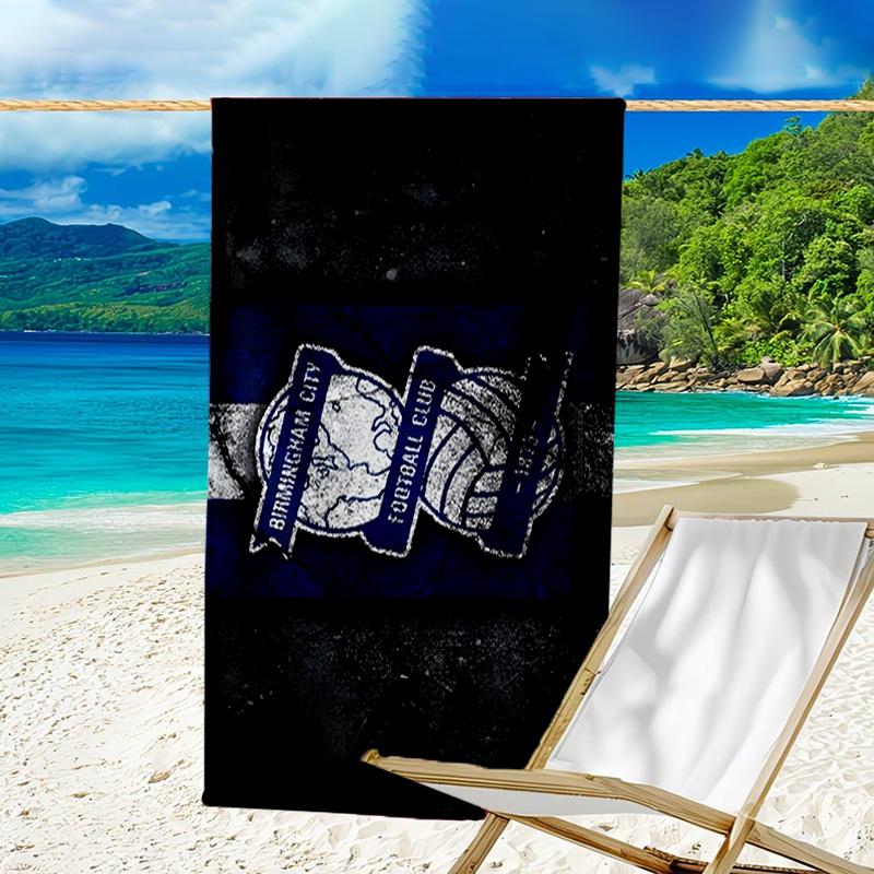 Birming-ham Football Club Printed Beach Towel, Super Soft Microfiber, Perfect Gift Birthday, for Pool, Beach, Travel, for Family and Friends