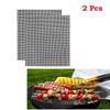 Hochwertige Antihaft-Teflon-Grillmatte BBQ-Netz 2 Stück für müheloses Kochen
