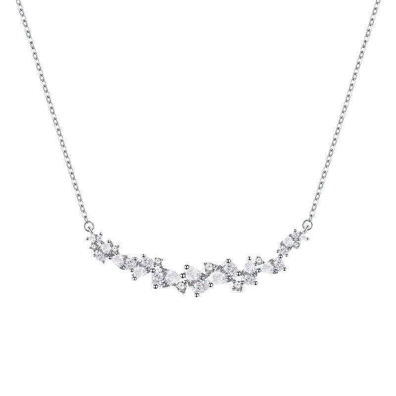 Ju Jingyi Wisteria Series Cupronickel Smiling Clavicle Necklace for Women