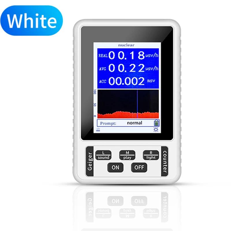 XR1 Pro Nuclear Radiation Detector Color Display Screen Geiger Counter Personal Dosimeter Marble Detector Beta Gamma X-ray