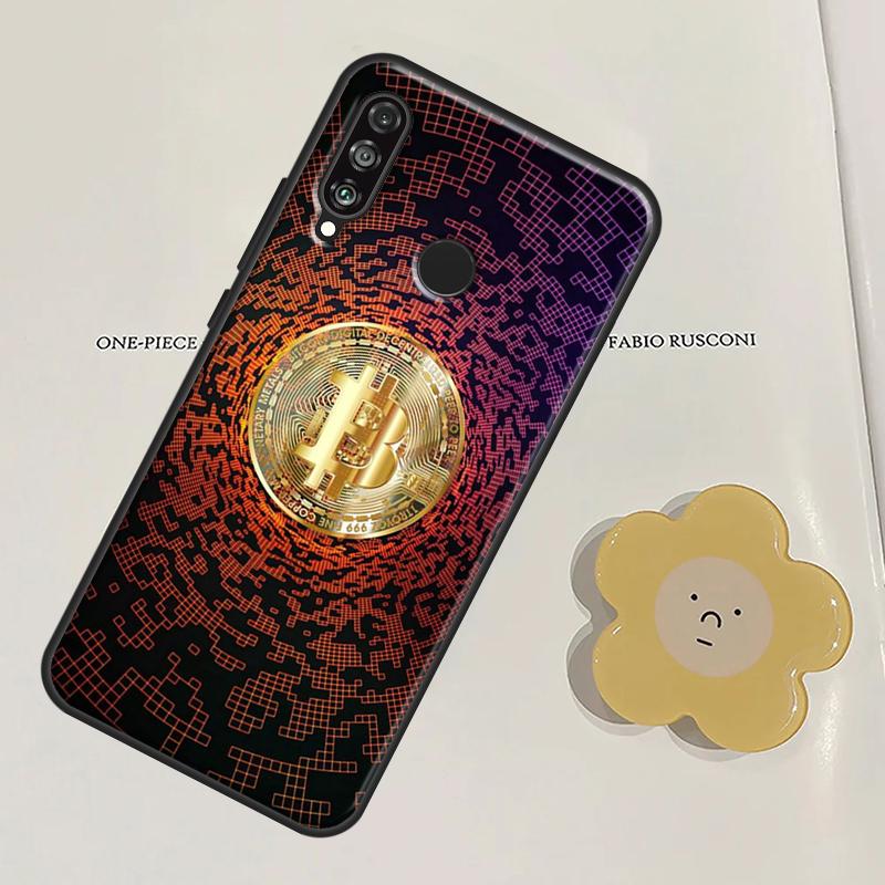 BTC Bitcoin For Huawei Nova Y60 Y70 Y90 Y61 Y91 3i 7i 8i 11i Nova 11 9 10 SE P20 P40 Lite P30 Pro Case